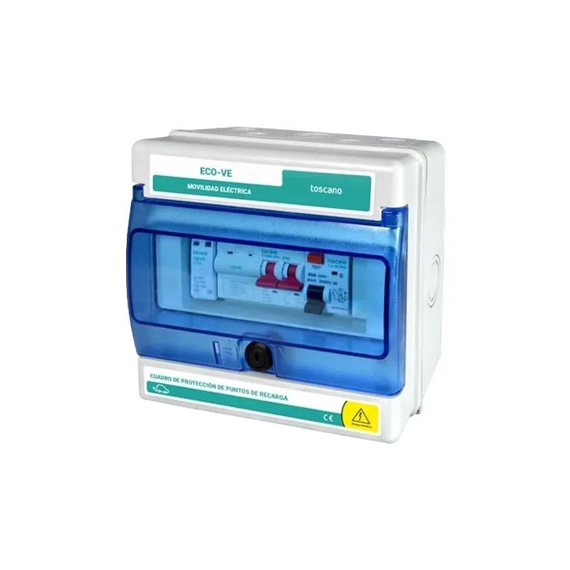 Toskanisches Ladepanel für Elektroautos 32A - Einphasig - CarChargers.Shop