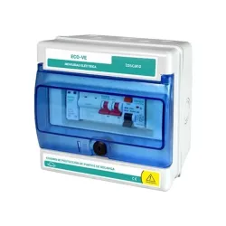 Cuadro cargador coche electrico toscano rearmable 40A - Monofasico - CarChargers.Shop