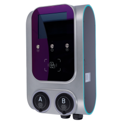 Soquete duplo Raedian GEMINI 2x22kw - CarChargers.Shop